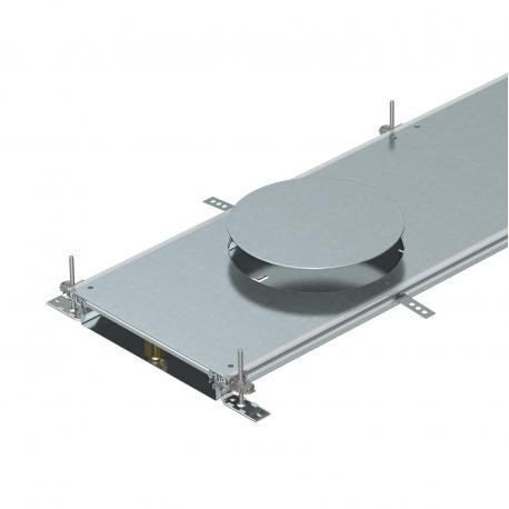 Obo-bettermann OKA-W4006050DR9 OBO BETTERMANN Flushfloor trunking unit for service unit GESR9, 2400x400x60, Strip-g..