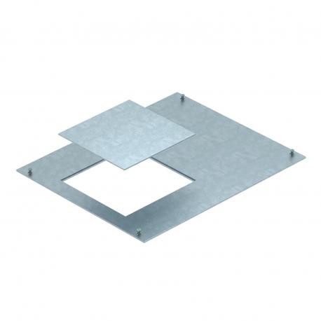 Obo-bettermann OKA D 500 4 OBO BETTERMANN Mounting lid for service unit GES22, 400x500x4, Strip-galvanised, DIN EN ..