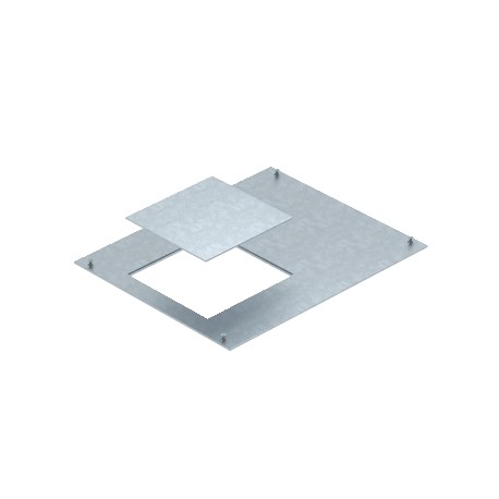 Obo-bettermann OKA D 600 4 OBO BETTERMANN Mounting lid for service unit GES23, 400x600x4, Strip-galvanised, DIN EN ..