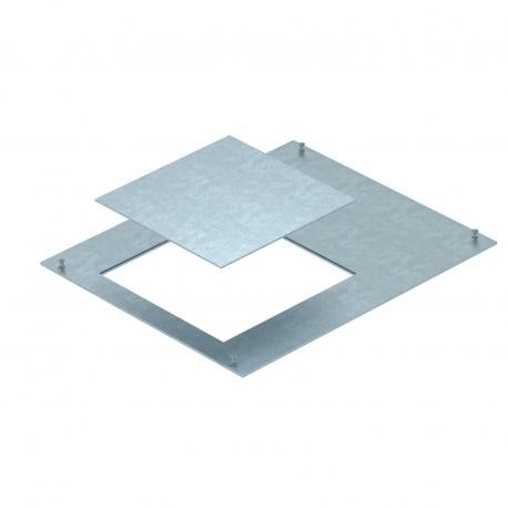 Obo-bettermann OKA D 500 9 OBO BETTERMANN Mounting lid for service unit GES9, 400x500x4, Strip-galvanised, DIN EN 1..