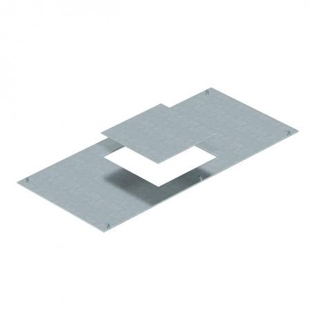 Obo-bettermann OKA D 600 9 OBO BETTERMANN Mounting lid for service unit GES9, 400x600x4, Strip-galvanised, DIN EN 1..