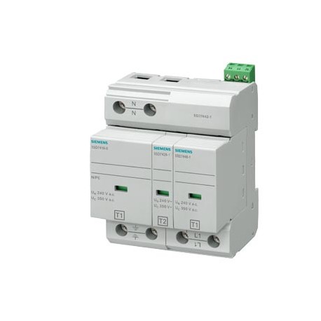 Siemens 5SD7442-1 combination arrester type 1+2 requirement class B+C, Uc 350 V, protective modules, plug-in..