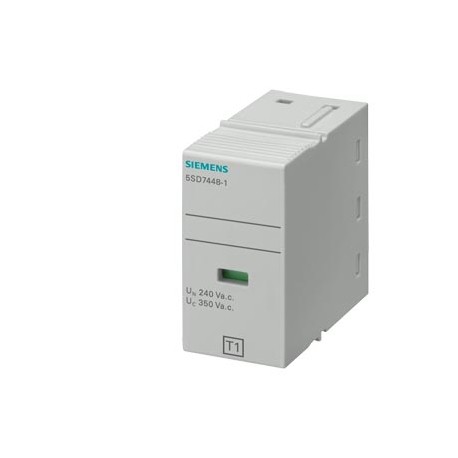 SIEMENS 5SD7448-1 5SD7448-1 SIEMENS plug connector type 1 L-N requirement class B, Uc 350 V 1-pole for 5SD744 combination surg..