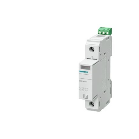 SIEMENS 5SD7461-1 5SD7461-1 SIEMENS surge arrester type, 2, requirement class C, Uc 350 V, protective modules, plug-in, 1-pole..