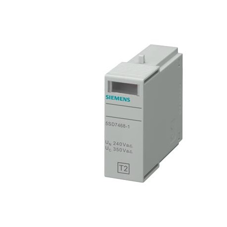 SIEMENS 5SD7468-1 5SD7468-1 SIEMENS plug connector type 2 L-N requirement class C, Uc 350 V 1-pole for surge arrester 5SD746.