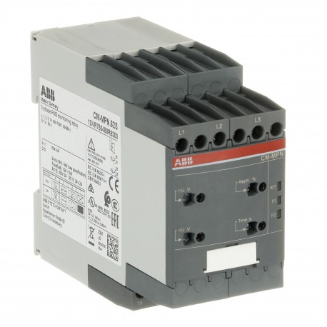 Abb 1SVR750488R8300 CM-MPN.62S Three-phase monitoring relay 2c/o, 0,0.1-30s, L1-L2-L3 3x450-720VAC