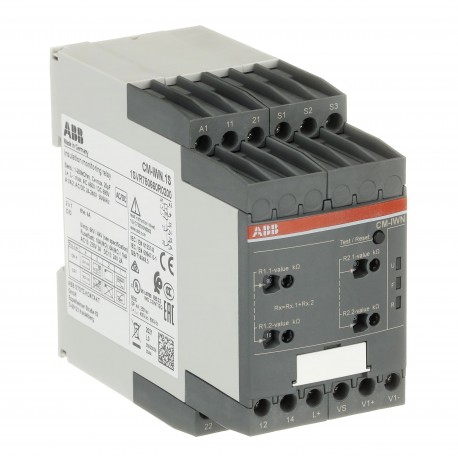 Abb 1SVR750660R0200 CM-IWN.1S Insulation monitoring relay 2c/o, 1-100kOhm,2-200kOhm, 24-240VAC/DC