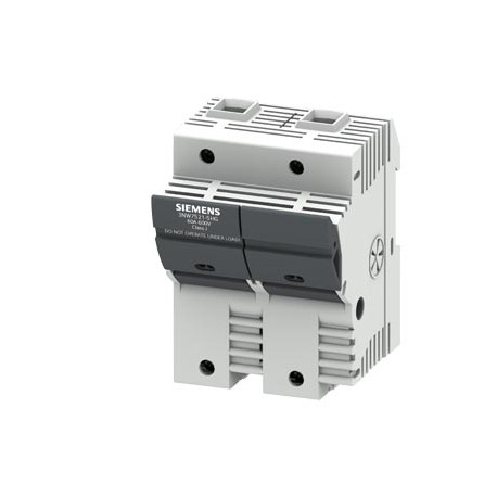 Siemens 3NW7521-5HG SENTRON, fuse holder, Class J, 2-pole, In: 60 A, Un AC: 600 V, for mounting on DIN rail,..