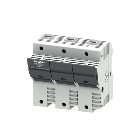 Siemens 3NW7531-5HG SENTRON, fuse holder, Class J, 3-pole, In: 60 A, Un AC: 600 V, for mounting on DIN rail,..