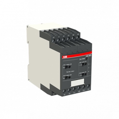 Abb 1SVR760660R0200 CM-IWN.1P Insulation monitoring relay 2c/o, 1-100kOhm,2-200kOhm, 24-240VAC/DC
