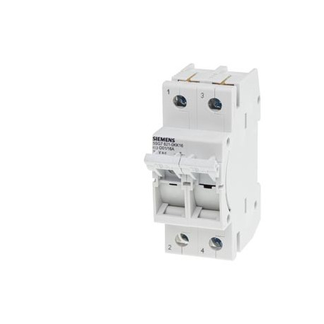 Siemens 5SG7621-0KK16 MINIZED, fuse switch disconnector, D01, 2-pole, In: 16 A, Un AC: 400 V
