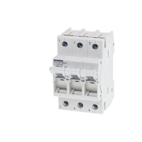 Siemens 5SG7631-0KK06 MINIZED, fuse switch disconnector, D01, 3-pole, In: 6 A, Un AC: 400 V