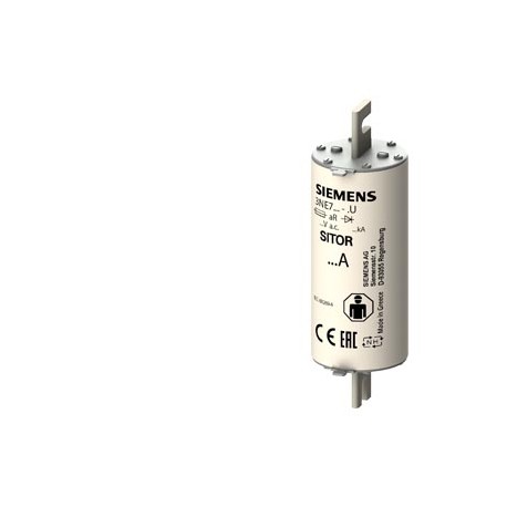 SIEMENS 3NE7633-1U 3NE7633-1U SIEMENS SITOR fuse link, with slotted blade contacts, NH3, In: 450 A, aR, Un AC: 2000 V, Un DC: 4..