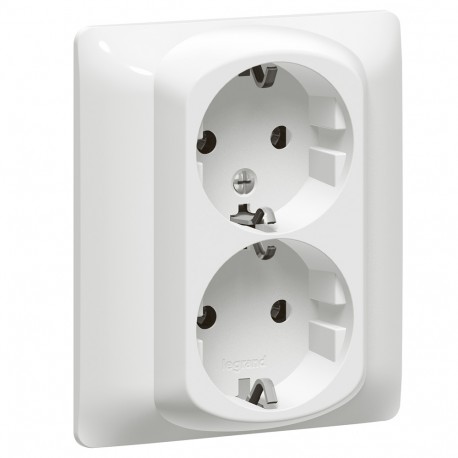 Legrand 771031 GL-BASE MBLOC 2x2P+T AUTO WHITE