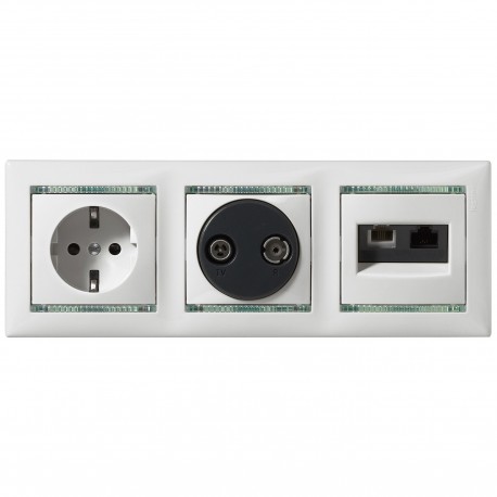 Legrand 774321 VL-2P+T 16A TORN MARF