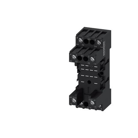 Siemens LZS:PT78720 Plug-in socket for PT relay 2 change-over contacts screw terminal