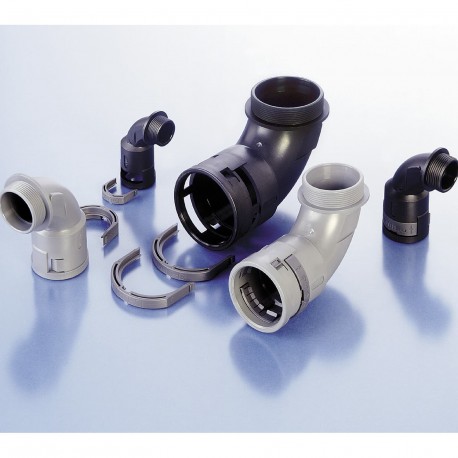 Thomas-and-betts BVBD-P213GT THOMAS AND BETTS COND FTNG 90DCURV PG21 NW23 IP66BLK