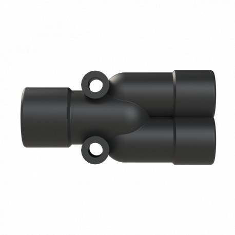 Thomas-and-betts BVYD-100707GT THOMAS AND BETTS Y-CONN 1PC 2XNW7,NW10 PA6 IP66 BLK