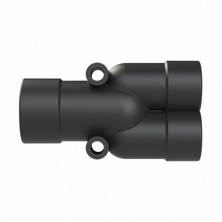 Thomas-and-betts BVYD-171212GT THOMAS AND BETTS Y-CONN 1PC 2XNW12,NW17 PA6 IP66 BLK