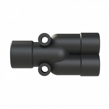 Thomas-and-betts BVYR-100707 THOMAS AND BETTS Y-CONN 1PC 2XNW7,NW10 PA6 IP68 BLK