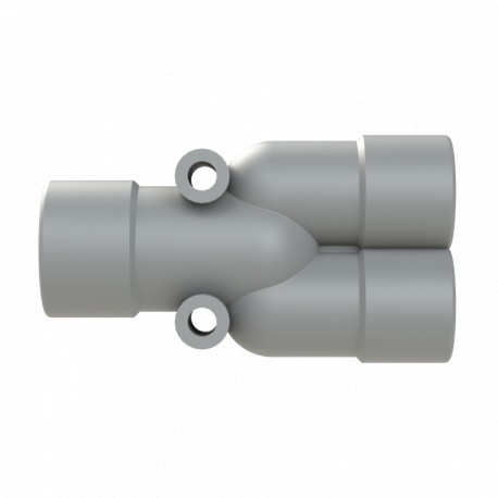 Thomas-and-betts SVYR-121010 THOMAS AND BETTS Y-CONN 1PC 2XNW10,NW12 PA6 IP68 GRY