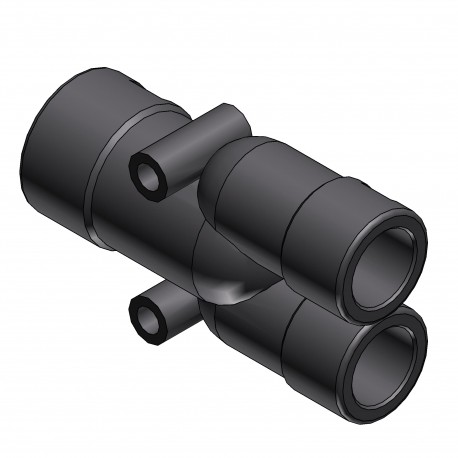 Thomas-and-betts SVYR-292323 THOMAS AND BETTS Y-CONN 1PC 2XNW23,NW29 PA6 IP68 GRY