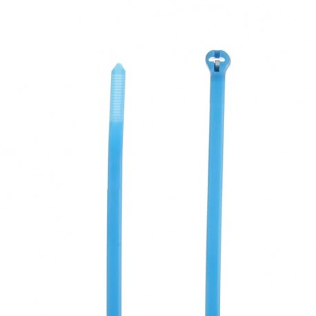 Thomas-and-betts TY25M-6 THOMAS AND BETTS CABLE TIE 50LB 7IN BLUE NYLON