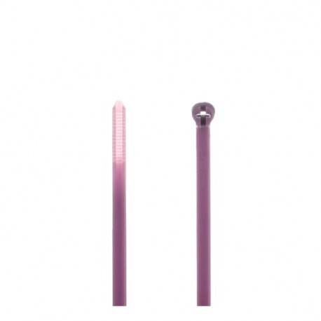 Thomas-and-betts TY25M-7 THOMAS AND BETTS CABLE TIE 50LB 7IN PURPLE NYLON