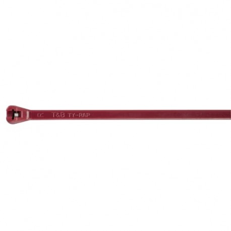 THOMAS AND BETTS TYV25M 7TAG009610R0000 THOMAS AND BETTS CABLE TIE 50LB 7IN MAROON ECTFE