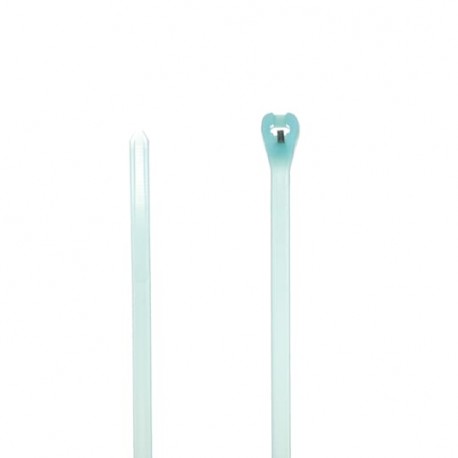 Thomas-and-betts TYZ25M THOMAS AND BETTS CABLE TIE 50LB 7IN AQUAMARINE ETFE