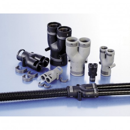 Thomas-and-betts BVYR-231717GT THOMAS AND BETTS Y-CONN1PC 2XNW17NW23 PA6 IP68GT BLK