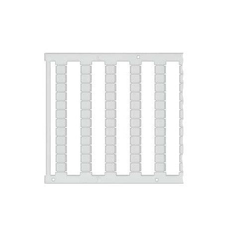 SIEMENS 8WH8202-3AA05 8WH8202-3AA05 SIEMENS Labeling plate, front, horizontal und vertical, Terminal width: 6.2 mm, H: 10.5 mm, wh..