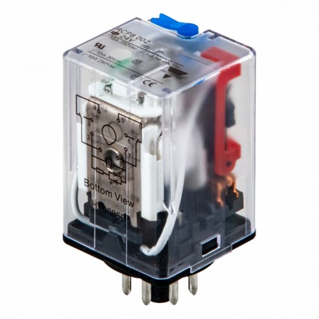Carlo-gavazzi RCP8002110VDC CARLO GAVAZZI Relay industrial plug-in RCP to base octal 2 contacts, Amperage 10 A, Voltage co..