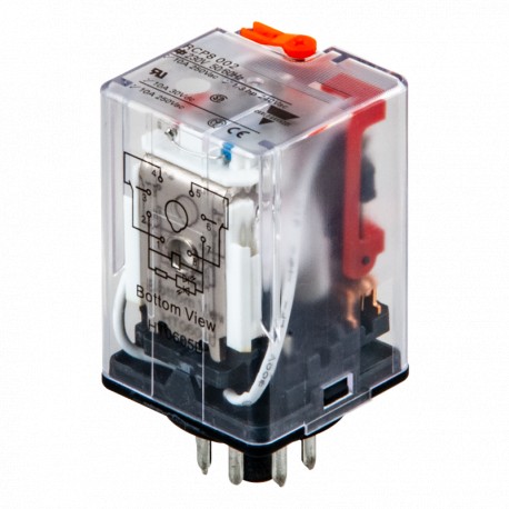 CARLO GAVAZZI RCP800224VDC RCP800224VDC CARLO GAVAZZI Relay industrial plug-in RCP to base octal 2 contacts, Amperage 10 A, Voltage coi..
