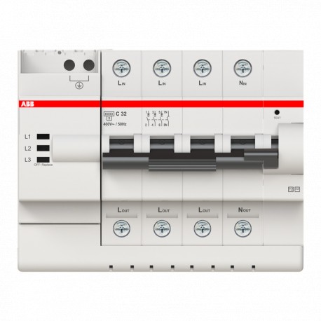 Abb 2CTB802153R0164 Prot. Overt. P+T OVR T2 POP 3N C16