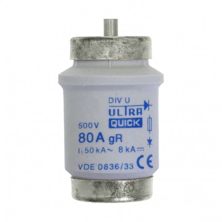 Eaton-moeller FUSE 80A DIV GR 500VAC EATON ELECTRIC Fuse-link, LV, 100 A, AC 500 V, D4, gR, IEC, fast acting