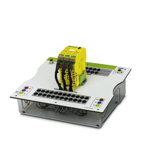 Phoenix contact EDU PSR TS/S The Trisafe trainer is an Eduline training board with a configurable sa..