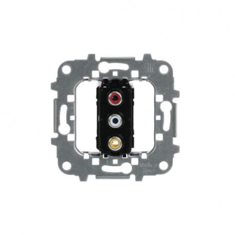 NIESSEN 2CLA815530A1001 2CLA815530A1001 8155.3 NIESSEN Toma VDI 3RCA conexion con tornillo