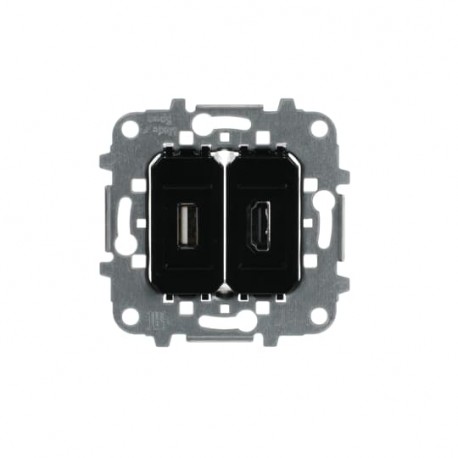 Niessen 2CLA815568A1001 Toma VDI HDMI aut.+ USB con. tornillo