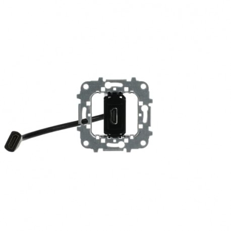 Niessen 2CLA815571A1001 Toma HDMI hembra-hembra con latiguillo
