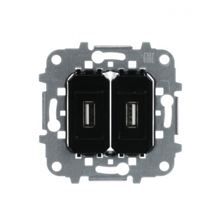 NIESSEN 2CLA815588A1001 2CLA815588A1001 8155.88 NIESSEN Toma VDI doble USB conexion tornillo