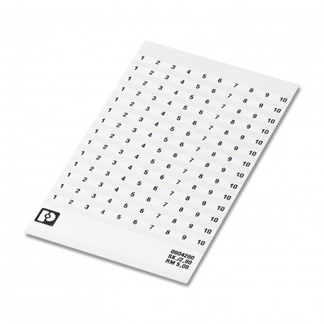 PHOENIX CONTACT SK 2,8 REEL P5,2 WH CUS SK 2,8 REEL P5,2 WH CUS 8199986 PHOENIX CONTACT Marker card
