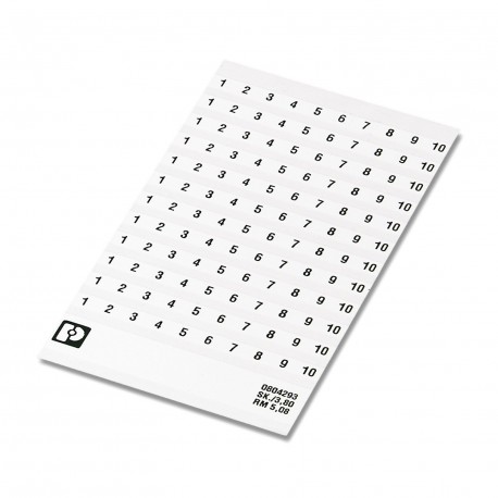 PHOENIX CONTACT SK 3,8 REEL P5,2 WH CUS SK 3,8 REEL P5,2 WH CUS 8199989 PHOENIX CONTACT Marker card