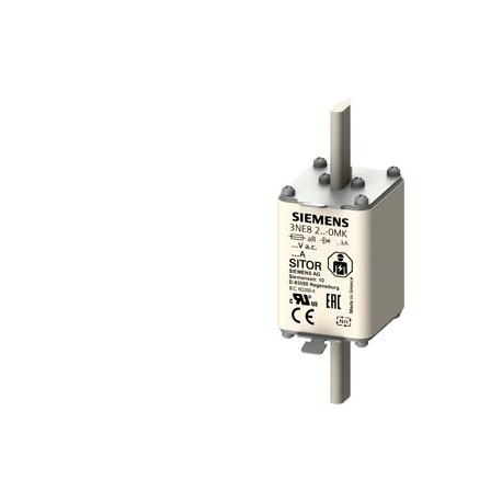 SIEMENS 3NE8225-0MK 3NE8225-0MK SIEMENS SITOR fuse link, with blade contacts, NH1, In: 200 A, aR, Un AC: 690 V, Un DC: 440 V, fr..
