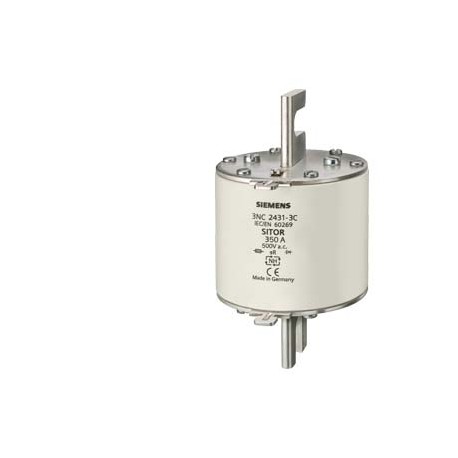 SIEMENS 3NC8444-3C 3NC8444-3C SIEMENS SITOR fuse link, with slotted blade contacts, NH3, In: 1000 A, aR, Un AC: 600 V, Un DC: 4..