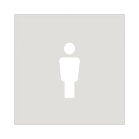 NIESSEN 2CLA858111A1001 2CLA858111A1001 8581.11 NIESSEN Tapa señalizador WC hombre