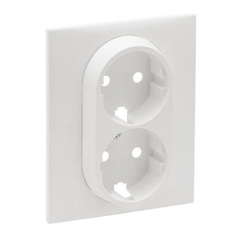 Legrand 864122 NS-FRONTAL BASE 2X2P+T BLAN