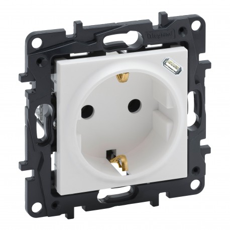 Legrand 864127 NS-BASE 2P+T+USB TYPE-C BLAN