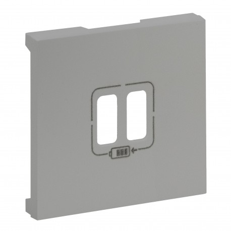 Legrand 864324 NS-FRONT BASE USB A+A ALUM