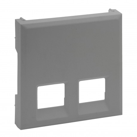 Legrand 864343 NS-FRONTAL DOUBLE BASE RJ45ALUM